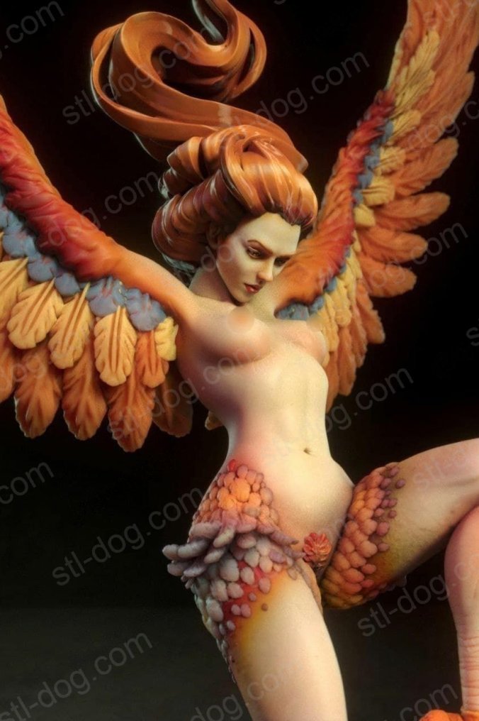 神话 鹰身女妖(Harpy) 3D打印图纸